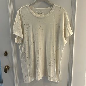 THE GREAT, fab slouchy paint speckled 🎨t shirt, size small